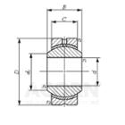 PB 8, IKO, Lubrication Type PILLOBALL Spherical Bushing