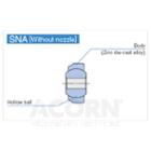 SNA 4, IKO, Super Flexible Nozzl - Press fitting type., OL=13