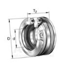 FAG Double direction thrust ball bearing with sphered housing washers