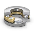 Single direction thrust bearing with brass cage