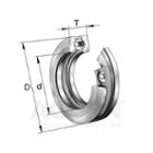 53211,  FAG,  Single direction thrust ball bearing with sphered housing washer