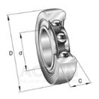 INA Track roller, single row, no plastic tyre