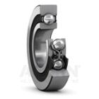 Single row cam roller with crowned outer surface and seals on both sides