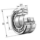 31326-X-XL-DF-A160-200,  FAG,  Tapered roller bearing set