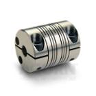 FCMR19-8-5-SS,  Ruland,  Stainless Steel clamp style six beam coupling