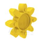 KTR ROTEX GS Yellow spider element with eight lugs
