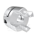 ROTEX® GS 7-2.0-4-AL,  KTR,  Backlash-free jaw coupling hub,  type 2.0 clamping,  single slotted,  without keyway