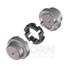 Nor-Mex® E112-PB-82,  Tschan,  Type E  Torsionally elastic and puncture-proof claw coupling