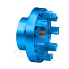 Internal view of a Flender N-EUPEX claw coupling hub (Part2/3)