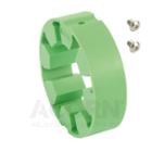 Rexnord R Series Standard Elements with Two Fasteners size(s) in 60D Polyurethane (Green) material for elastomeric couplings.