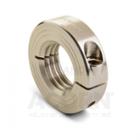 One-piece shaft collar, Threaded (Trapezoidal), Stainless steel (303)