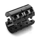 MSPC-16-16-F,  Ruland,  Two-piece steel rigid coupling,  Black Oxide,  Bored & keyed