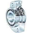 DKLFA30100-2RS,  INA,  Angular contact ball bearing unit,  double direction,  for screw mounting,  lip seals on both sides,  with flattened flange
