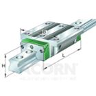 Recirculating ball bearing carriage