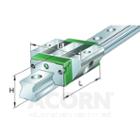 Recirculating ball bearing carriage