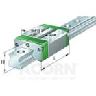 Recirculating ball bearing carriage