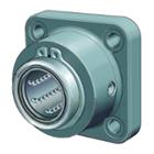 Linear plain bearing and housing unit