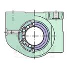 Linear plain bearing and housing unit
