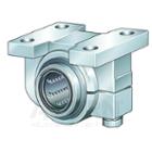 Linear plain bearing and housing unit