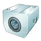 Linear plain bearing and housing unit