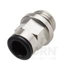 LAPF M1/4,  SKF,  Male 1/4" Tube Connector for use with LAGD Series Lubricator,  TLSD Series Lubricator.