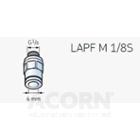 LAPF M1/8S,  SKF,  Tube connector male G 1/8 for 6 mm tube