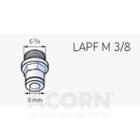 LAPF M3/8,  SKF,  Tube connection,  male 3/8"