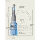 CMSS 2100,  SKF,  Industrial accelerometer,  straight exit with MIL-C-5015 two pin connector.