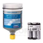 SKF System 24 automatic lubricator canister with batteries and filled with 125ml of LGEM 2 high viscosity grease