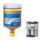 SKF System 24 automatic lubricator canister with batteries and filled with 125ml of LGHB 2 EP high viscosity, high temperature grease