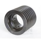 7 Groove tapered bore v-pulley