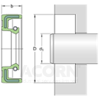 210X240X15 HMS5 RG,  SKF,  Radial shaft seal with rubber outside diameter and single sealing lip