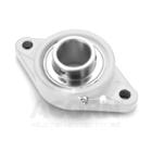 NFL 208,  FSB,  Oval 2 Bolt Flanged Unit (White)