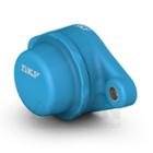 SKF Food Line Corrosion resistant 2-bolt oval flanged unit with protective cap