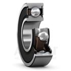 SKF Deep groove ball bearing with polymer cage, seals on both sides
