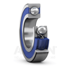 SKF deep groove ball bearing with steel cage with solid-oil