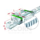 INA Recirculating roller bearing carriage