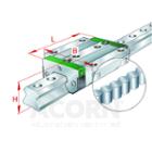 RWU55-E-V3-G2,  INA,  Recirculating roller bearing carriage